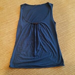 Blue women's sleeveless shirt